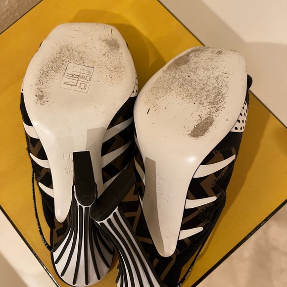 Fendi FF Freedom Patchwork Sandal - Picture 4 of 6